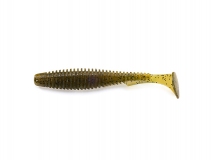 Силиконовая приманка FishUp U-Shad 4" - col.074 (Green Pumpkin Seed), (8 шт.)