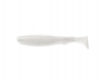 Силиконовая приманка FishUp U-Shad 4" - col.081 (Pearl), (8 шт.)