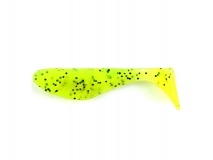 Силиконовая приманка FishUp Wizzy 1,5" - col.055 (Chartreuse/Black), (10 шт.)