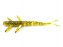 Силиконовая приманка FishUp Flit 4" - col.036 (Caramel/Green & Black), (7 шт.)
