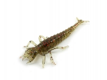Силиконовая приманка FishUp Diving Bug 2" - col.045 (Green Pumpkin/Red & Black), (8 шт.)