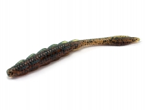 Силиконовая приманка FishUp Scaly FAT 3,2" - col.017 (Motor Oil Pepper), (8 шт.)