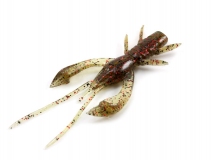 Силиконовая приманка FishUp Real Craw 2" - col.045 (Green Pumpkin/Red & Black), (7 шт.)