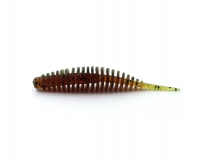 Силиконовая приманка FishUp Tanta 3,5" - col.017 (Motor Oil Pepper), (5 шт.)