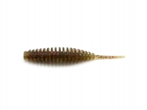 Силиконовая приманка FishUp Tanta 3,5" - col.045 (Green Pumpkin/Red & Black), (5 шт.)