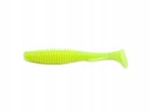 Силиконовая приманка FishUp U-Shad 4" - col.046 (Lemon), (8 шт.)