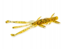 Силиконовая приманка FishUp Shrimp 3" - col.036 (Caramel/Green & Black), (9 шт.)