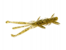 Силиконовая приманка FishUp Shrimp 3" - col.074 (Green Pumpkin Seed), (9 шт.)