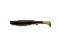 Силиконовая приманка FishUp U-Shad 3,5" - col.043 (Watermelon Brown/Black), (8 шт.)