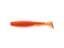 Силиконовая приманка FishUp U-Shad 3,5" - col.049 (Orange Pumpkin/Black), (8 шт.)