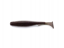 Силиконовая приманка FishUp U-Shad 3,5" - col.050 (Green Pumpkin Brown/Red & Purple), (8 шт.)