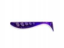 Силиконовая приманка FishUp Wizzle Shad 5" - col.060 (Dark Violet/Peacock & Silver), (4 шт.)
