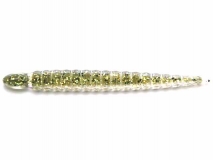 Силиконовая приманка Keitech Custom Leech 3" - col.474C (Electric Baby Bass), (10 шт.)