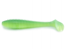 Силиконовая приманка Keitech Swing Impact Fat 3,8" - col.EA#11 (Lime Chartreuse Glow), (6 шт.)