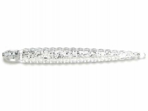 Силиконовая приманка Keitech Custom Leech 3" - col.109C (Ice Fish), (10 шт.)