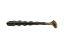 Силиконовая приманка Keitech Swing Impact 4,5" - col.101 (Green Pumpkin PP.), (6 шт.)