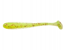 Силиконовая приманка Keitech Swing Impact 4" - col.PAL#01 (Chartreuse Red Flake), (8 шт.)