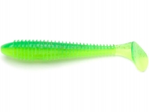 Силиконовая приманка Keitech Swing Impact Fat 5,8" - col.424 (Lime Chartreuse), (4 шт.)