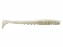 Силиконовая приманка Lucky John Tioga 3,4" - col.T47 (White Pearl), (6 шт.)