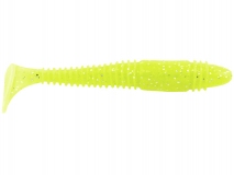 Силиконовая приманка Lucky John Tioga Fat 3,9" - col.071 (Lime Chartreuse), (5 шт.)