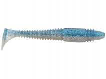 Силиконовая приманка Lucky John Tioga Fat 3,9" - col.T05 (Chrystal Blue), (5 шт.)