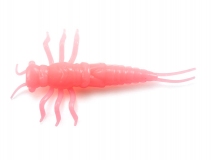 Силиконовая приманка Lucky John Nayada 2" - col.F05 (Super Pink), (9 шт.)