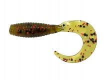 Силиконовая приманка Lucky John Micro Grub 1" - col.PA03 (Green Pumpkin), (15 шт.)