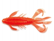 Силиконовая приманка Lucky John Bug 3,5" - col.S68 (Orange Gold Flakes), (6 шт.)