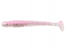 Силиконовая приманка Lucky John Tioga 2,4" - col.T64 (Pink Black Pepper), (9 шт.)