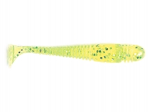 Силиконовая приманка Lucky John Tioga 4,5" - col.071 (Lime Chartreuse), (5 шт.)