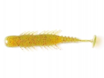 Силиконовая приманка Lucky John Bugsy Shad 2,8" - col.SB05 (Dark Green), (7 шт.)