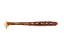 Силиконовая приманка Lucky John S-Shad Tail 2,8" - col.PA03 (Green Pumpkin), (7 шт.)