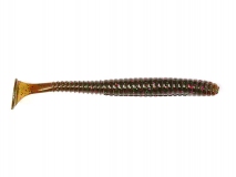 Силиконовая приманка Lucky John S-Shad Tail 2,8" - col.S21 (All Stars Flakes), (7 шт.)
