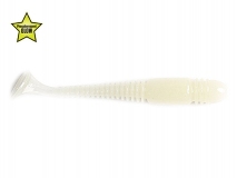 Силиконовая приманка Lucky John Tioga 3,4" - col.033 (Ocean Pearl), (6 шт.)