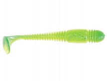 Силиконовая приманка Lucky John Tioga 3,4" - col.T18 (Electric Minnow), (6 шт.)