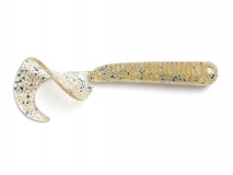 Силиконовая приманка Lucky John Chunk Tail 2,9" - col.CA35 (Silver Prawn), (7 шт.)