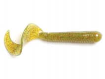 Силиконовая приманка Lucky John Chunk Tail 2,9" - col.SB05 (Dark Green), (7 шт.)