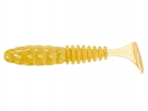 Силиконовая приманка Toirtap Гусеница 1,6" - col.14 (Медовый с блестками), (10 шт.)
