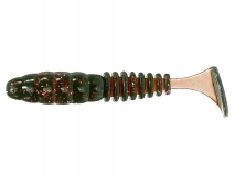 Силиконовая приманка Toirtap Гусеница 2,8" - col.04 (Машинное масло зелень), (5 шт.)