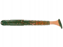 Силиконовая приманка Toirtap Щиповка 3,4" - col.04 (Машинное масло зелень), (5 шт.)