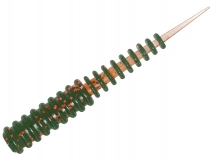 Силиконовая приманка Toirtap Киллер Слаг-Т 2,5" - col.04 (Машинное масло зелень), (10 шт.)
