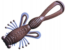 Силиконовая приманка Toirtap Lasso 3,5" - col.01 (Фиолетовый с блестками), (4 шт.)