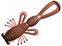 Силиконовая приманка Toirtap Lasso 3,5" - col.03 (Коричневый с блестками), (4 шт.)