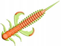 Силиконовая приманка Toirtap Fish Killer 3,1" - col.104 (Orange Sunshine ), (5 шт.)