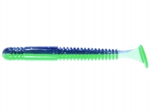 Силиконовая приманка Toirtap Щиповка 3,4" - col.102 (Ultramarine/Chartreuse), (5 шт.)