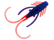 Силиконовая приманка Toirtap Нимфа 1,6" - col.100 (Ultramarine/Red Bull), (10 шт.)