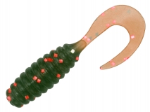 Силиконовая приманка Toirtap Твистер-М 1,6" - col.04 (Машинное масло зелень), (10 шт.)