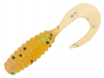 Силиконовая приманка Toirtap Твистер-М 1,6" - col.14 (Медовый с блестками), (10 шт.)