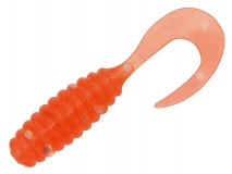 Силиконовая приманка Toirtap Твистер-М 1,6" - col.15 (Морковный), (10 шт.)