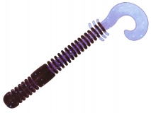 Силиконовая приманка Toirtap Минога 3,2" - col.01 (Фиолетовый с блестками), (5 шт.)
